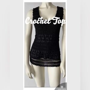 🖤🖤Black Crochet BOHIEMAM Top by Spender🖤🖤